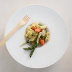 pasta con alcachofas